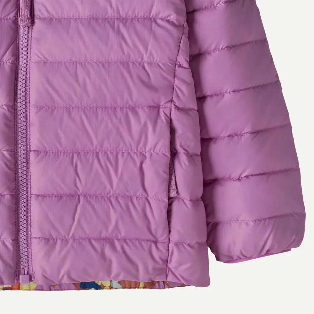 Patagonia Reversible Down Sweater Hoody, Kids Red River: Potters Red, 2T, NWT